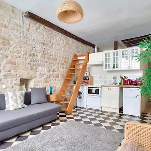 Cozy 1 Mezzanine & 1bedroom Louvre Moulins Free Netflix Parigi